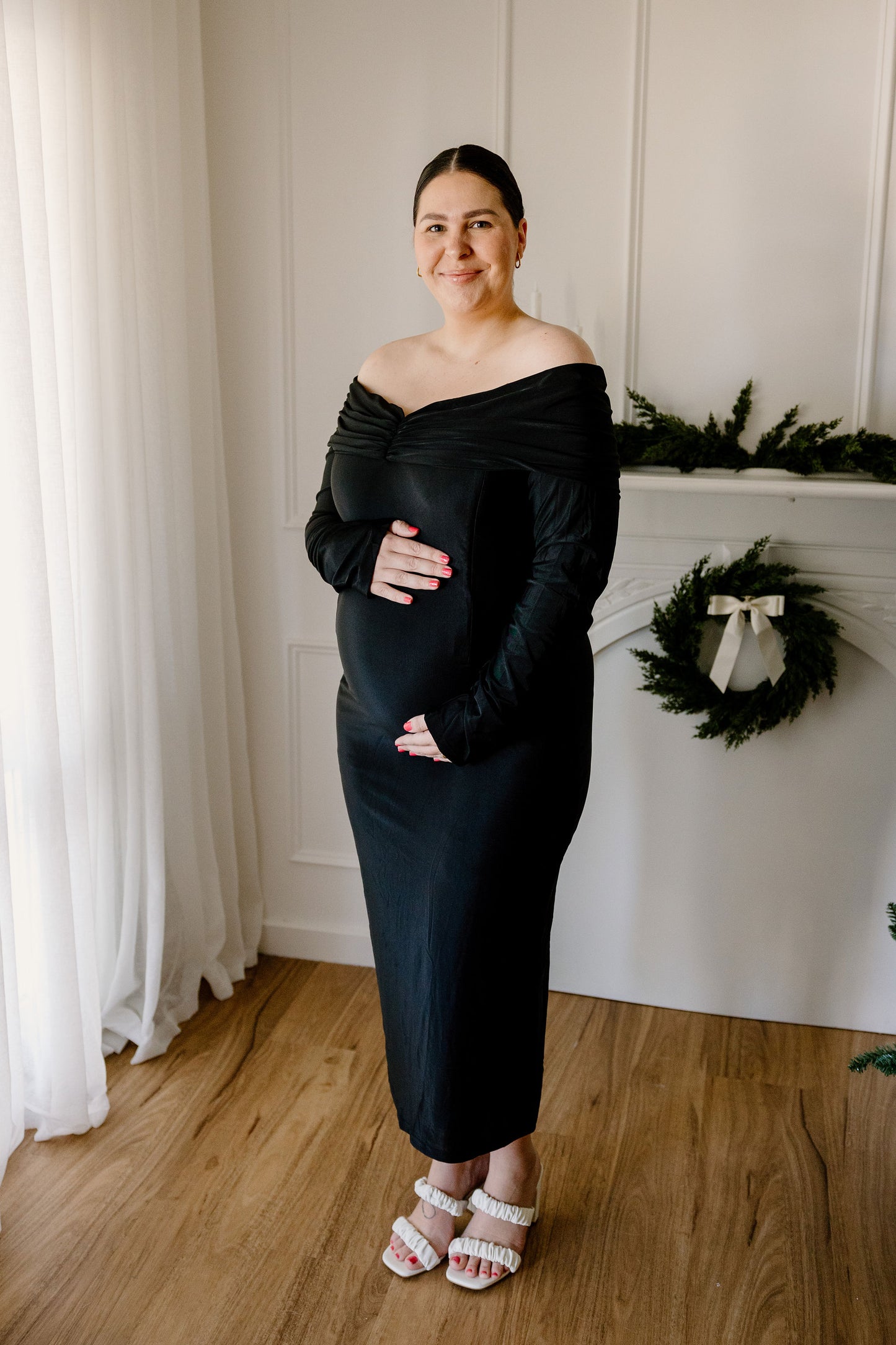 'Elora' Black Dress