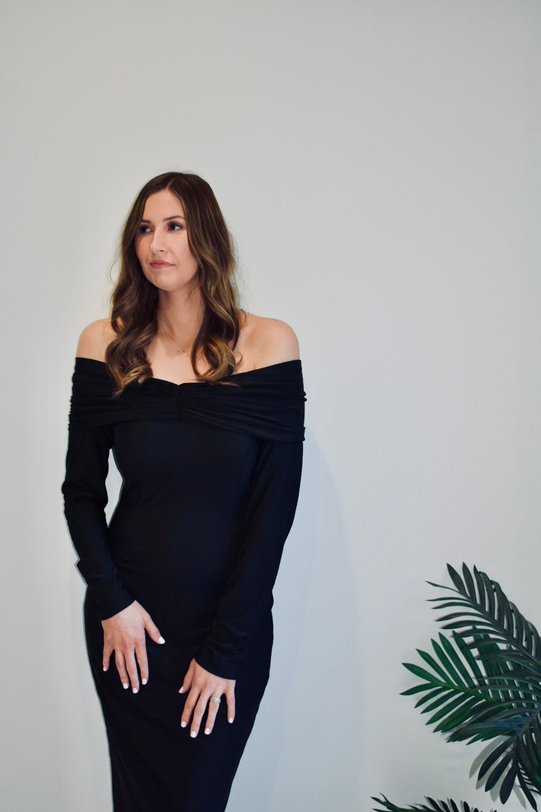 'Elora' Black Dress